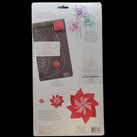 NEW - WE R MEMORY KEEPERS PINWHEEL PUNCH BOARD - Picture 2 of 7
